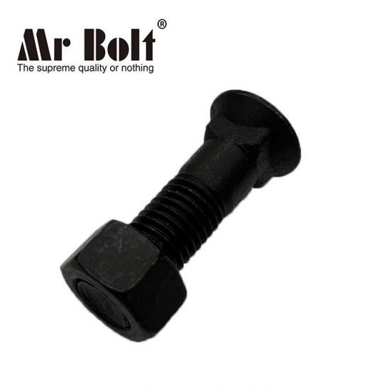 Grade10.9/12.9 3/4×2 7/8 Plow Bolt and nut for excavator and bulldozer