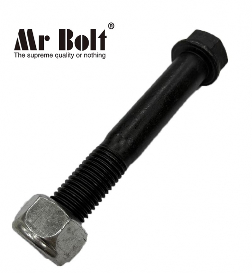 High Quality Excavator and Bulldozer M24×145 bucket teeth Bolt and lock nut Factory Made 40Cr grade 10.9/12.9