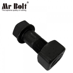 PC400 Track Bolt and Nut M24*65F Shoe Track 208-32-51210 Grade 12.9 High Quality