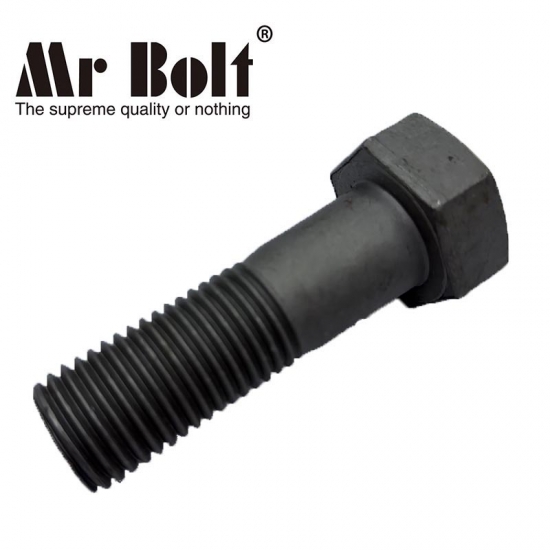 Grade 10.9/12.9 M27×85 high quality track roller bolt for excavator and bulldozer hex bolt