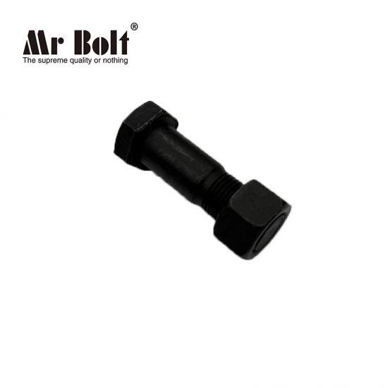 Grade 10.9/12.9 5/8'×55 segment bolt 0.625in bolt for excavator and bulldozer hex bolt