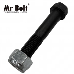 High Quality Excavator and Bulldozer M24×125 bucket teeth Bolt and lock nut Factory Made 40Cr grade 10.9/12.9