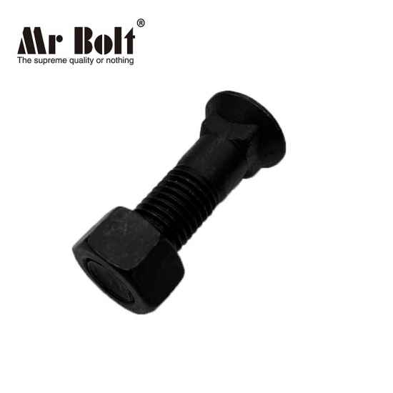Grade10.9/12.9 3/4×2 7/8 Plow Bolt and nut for excavator and bulldozer