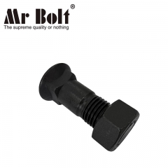 High Quality Excavator and Bulldozer 1 1/4''× 4 1/4 Plow Bolt and nut Factory Made 40Cr grade 10.9/12.9