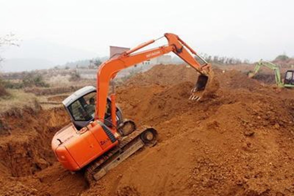 Excavator correct operation (1): How to support the uphill?