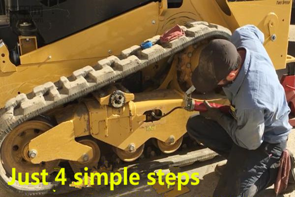  Quickly adjust track tension in just 4 easy steps