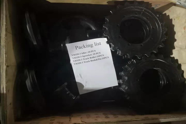 2019.3.7 Export a batch of VIO20-3 mini undercarriage parts